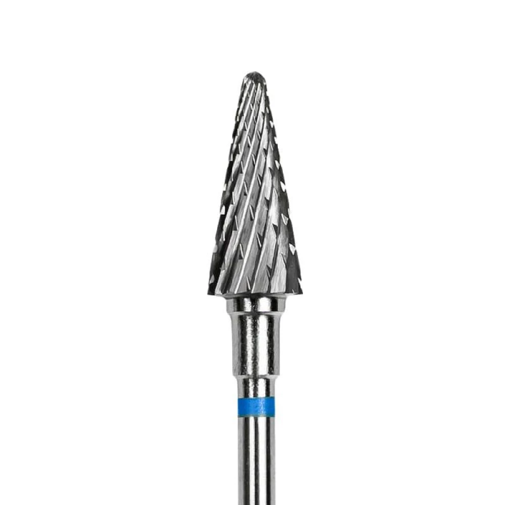Твердосплавная фреза конус синяя Staleks Pro 6 мм/14 мм, 1 шт (4820241066384)