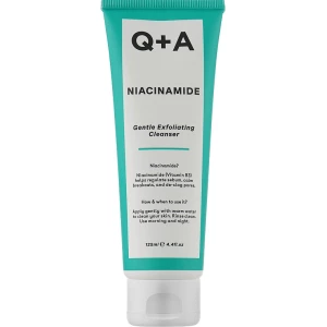 Зображення товара -  Відлущувальний гель для обличчя Q+A Niacinamide Gentle Exfoliating Cleanser, 125 мл (5060486262205)
