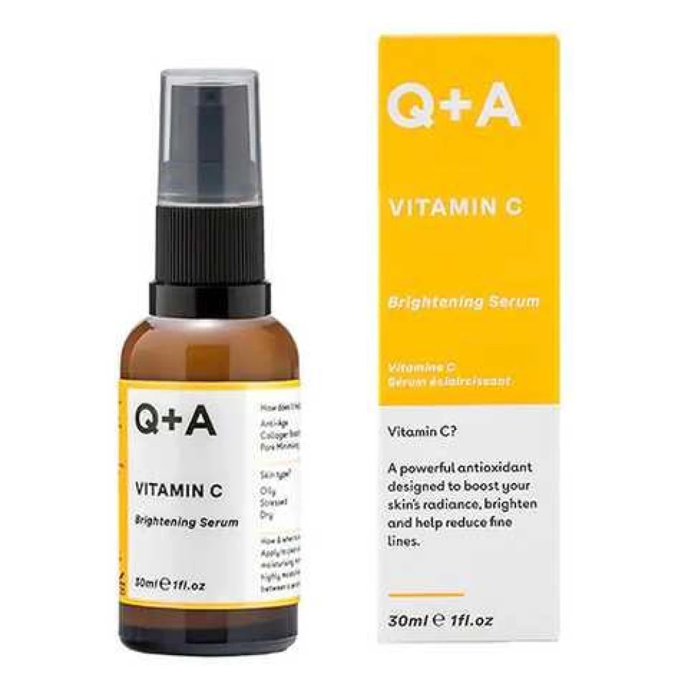 Осветляющая сыворотка для лица Q+A Vitamin C Brightening Serum, 30 мл (5060486262267)