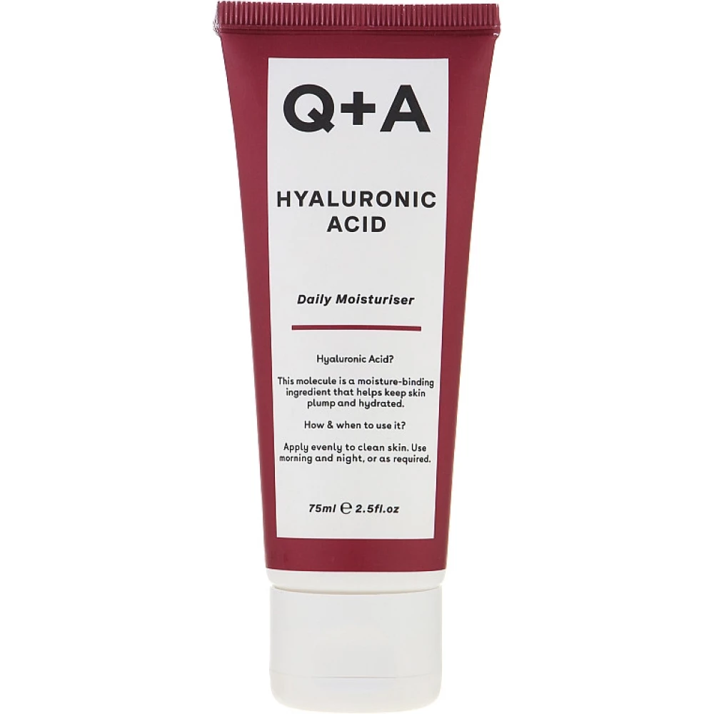 Увлажняющий крем для лица Q+A Hyaluronic Acid Daily Moisturiser, 75 мл (5060486262533)
