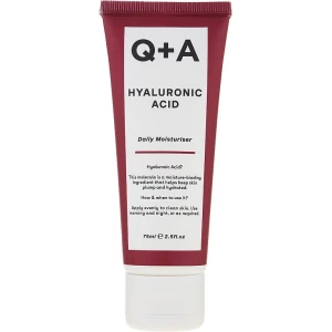 Изображение товара -  Увлажняющий крем для лица Q+A Hyaluronic Acid Daily Moisturiser, 75 мл (5060486262533)