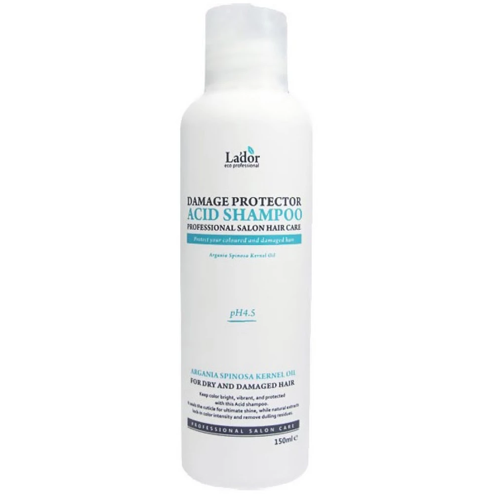 Бесщелочной шампунь с аргановым маслом Lador Damage Protector Acid Shampoo, 150 мл (8809500810605)