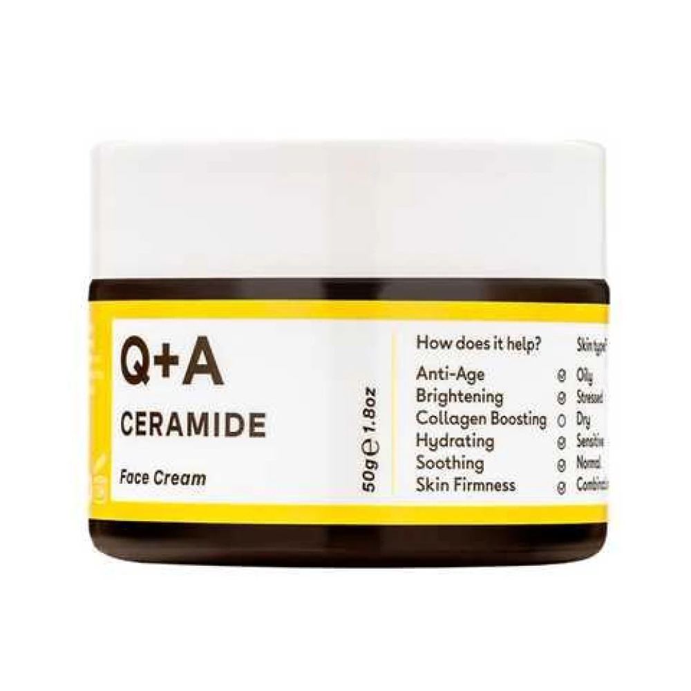 Дневной крем для лица Q+A Ceramide Barrier Defence Face Cream, 50 мл (5060486264377)