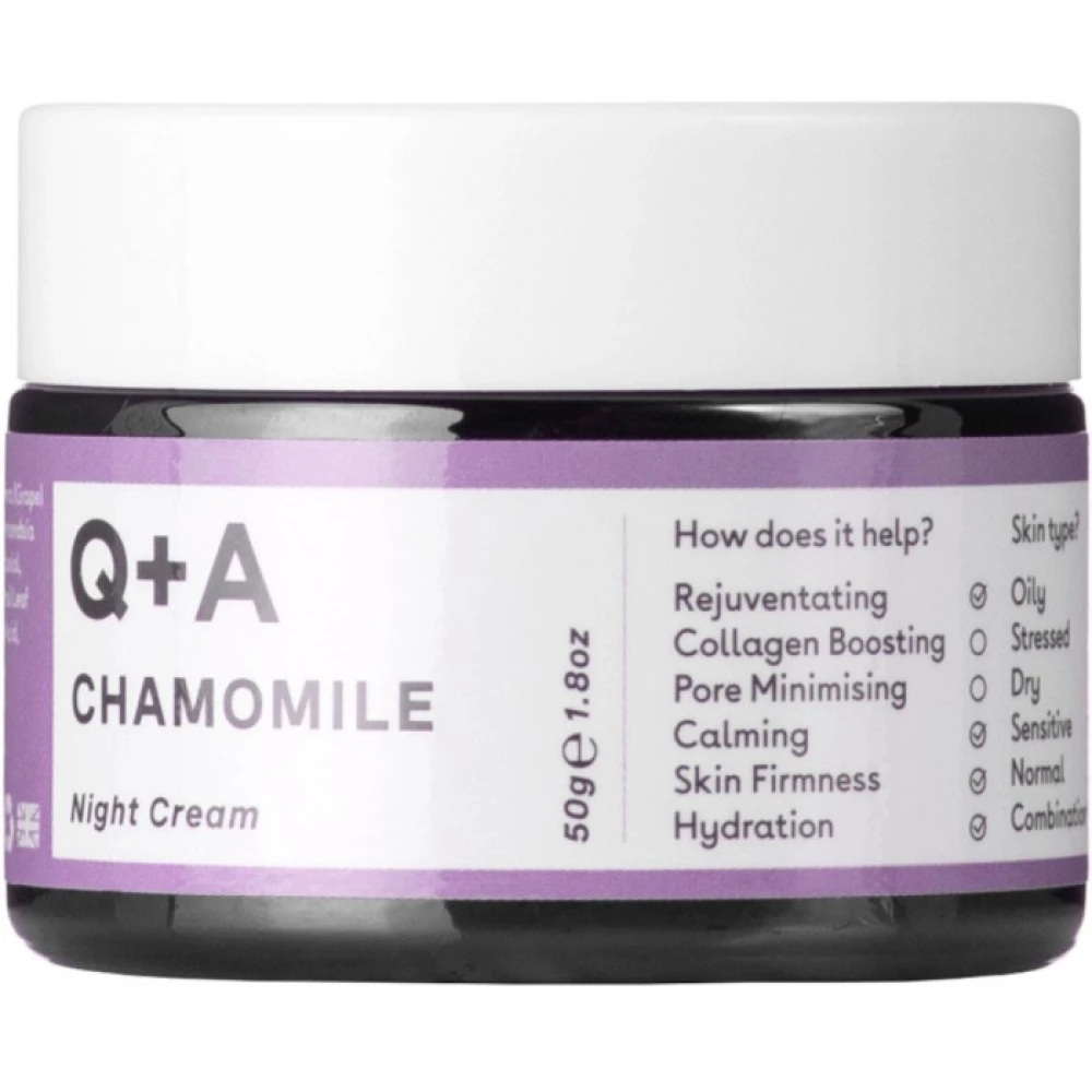 Ночной крем для лица Q+A Chamomile Night Cream, 50 г (5060486262038)