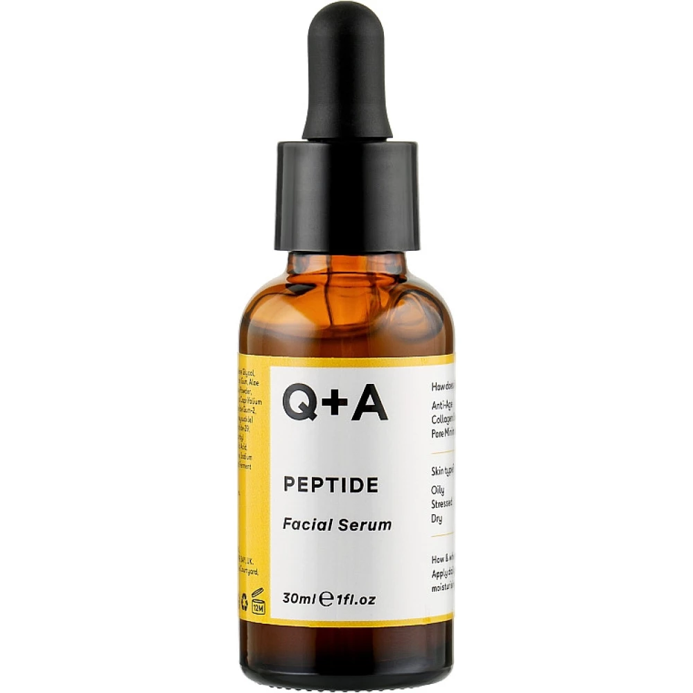 Сыворотка с пептидами для лица Q+A Peptide Facial Serum, 30 мл (742271477180)