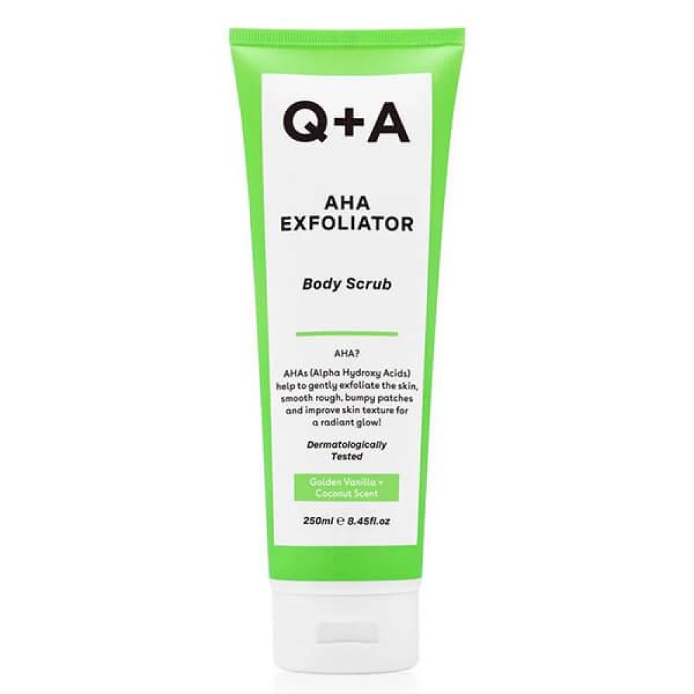 Скраб для тела Q+A AHA Exfoliator Body Scrub, 250 мл (5060486266265)
