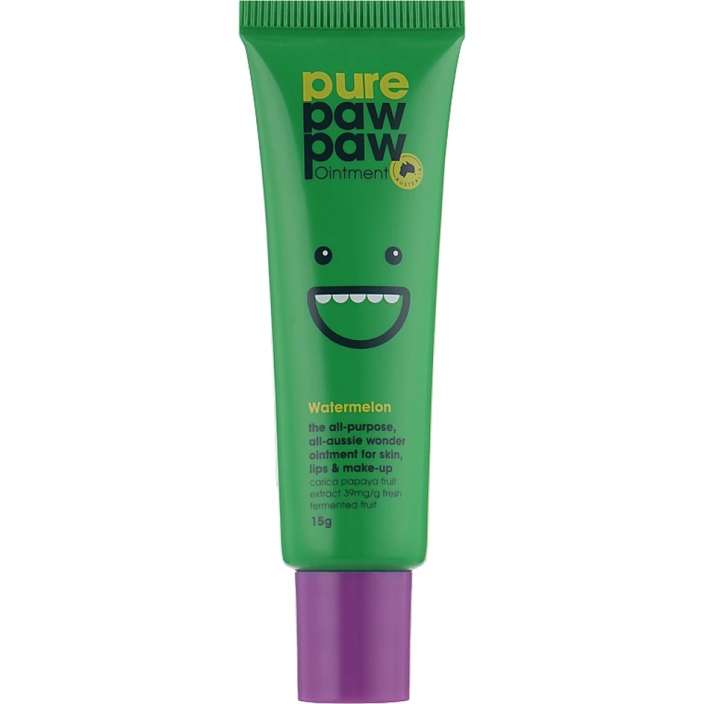 Восстанавливающий бальзам для губ Watermelon Pure Paw Paw, 15 г (9329401000275)