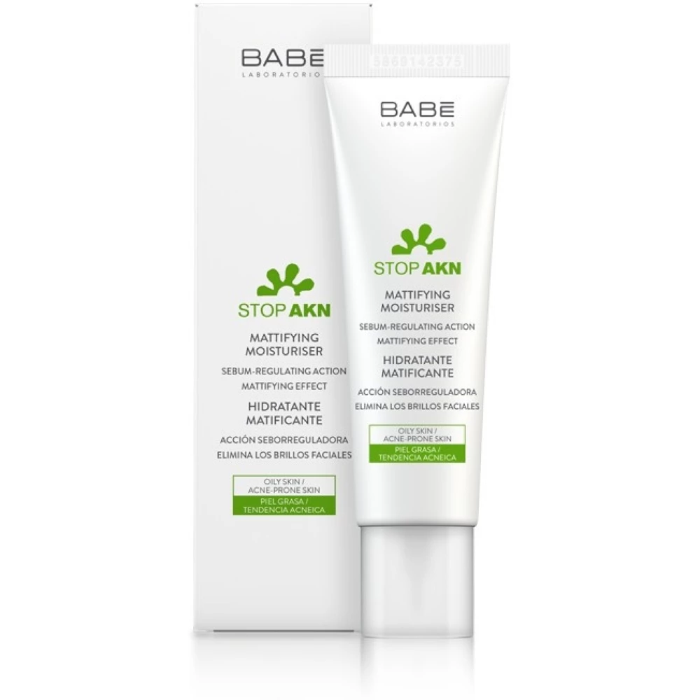 Увлажняющий крем для лица для жирной и проблемной кожи Babe Stop AKH, 50 мл (8437014389265)