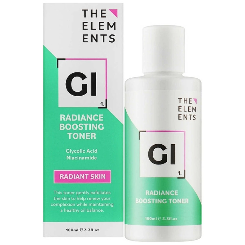 Тонер для сияющей кожи The Elements Radiance Boosting Toner, 100 мл (5060486267125)