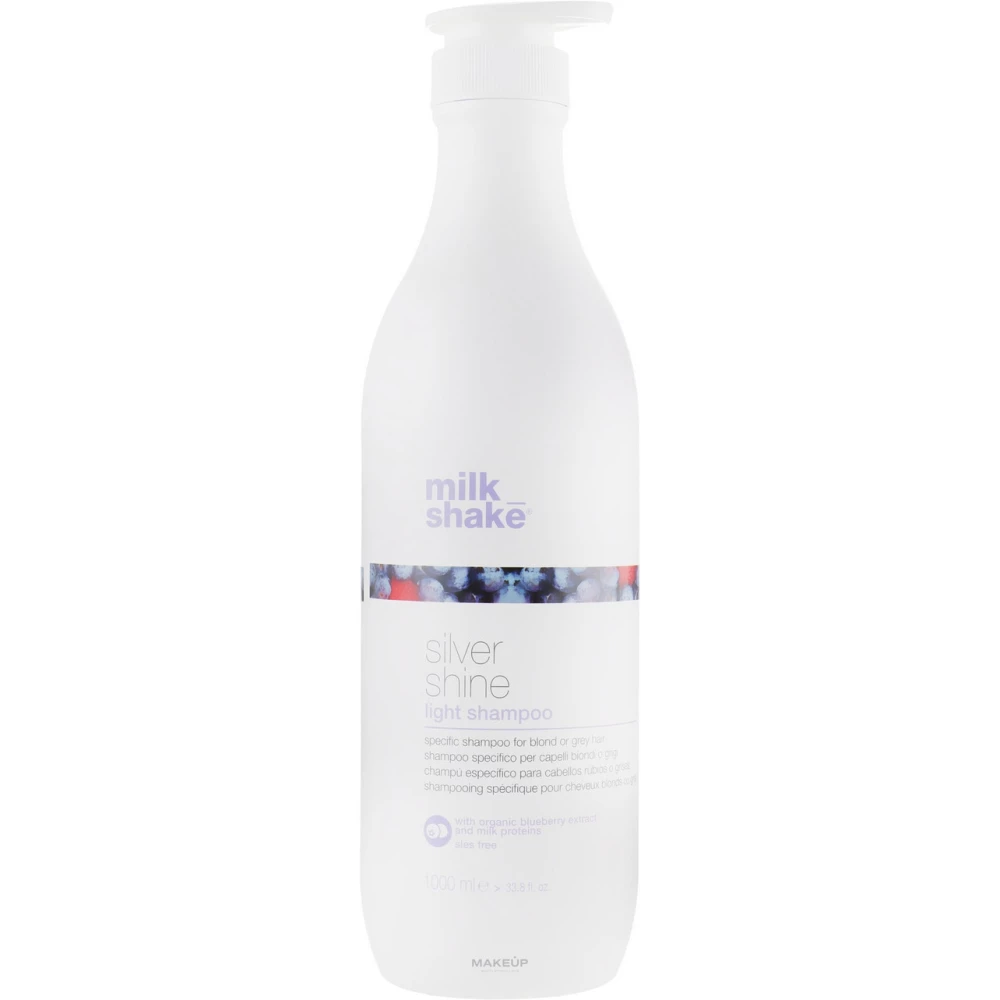 Шампунь для светлых или седых волос Milk Shake Silver Shine Light Shampoo, 1000 мл (8032274011200)