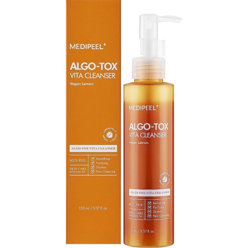 Гель для глубокого очищения кожи с экстрактом лимона Medi-peel Algo-Tox Vita Cleanser Vegan Lemon, 150 мл