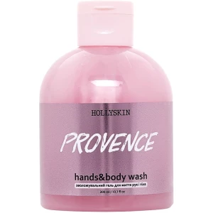 Изображение товара -  Увлажняющий гель для рук и тела Hollyskin Hands & Body Wash Provence, 300 мл (4823109700840)