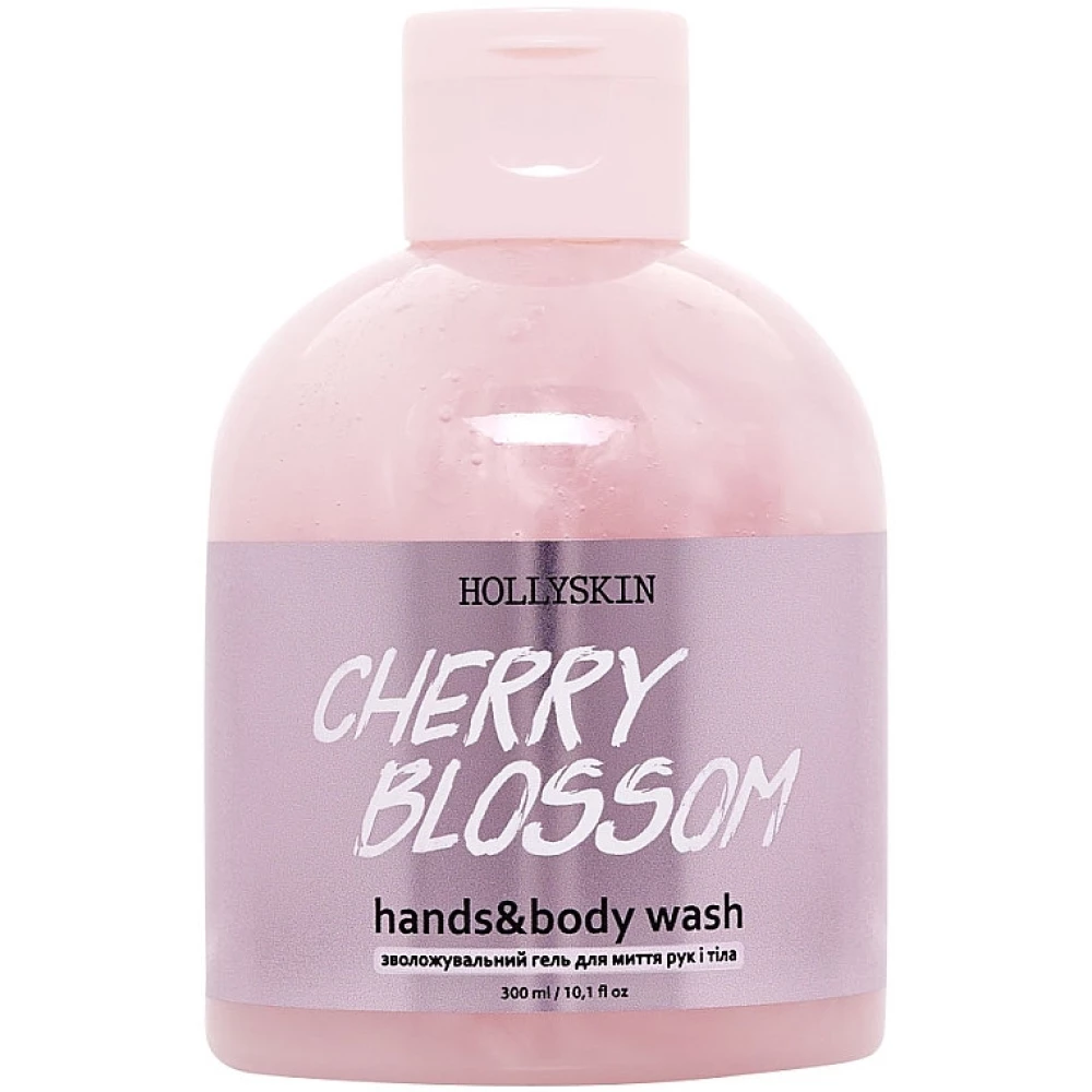 Увлажняющий гель для мытья рук и тела Hollyskin Cherry Blossom, 300 мл (4823109700871)