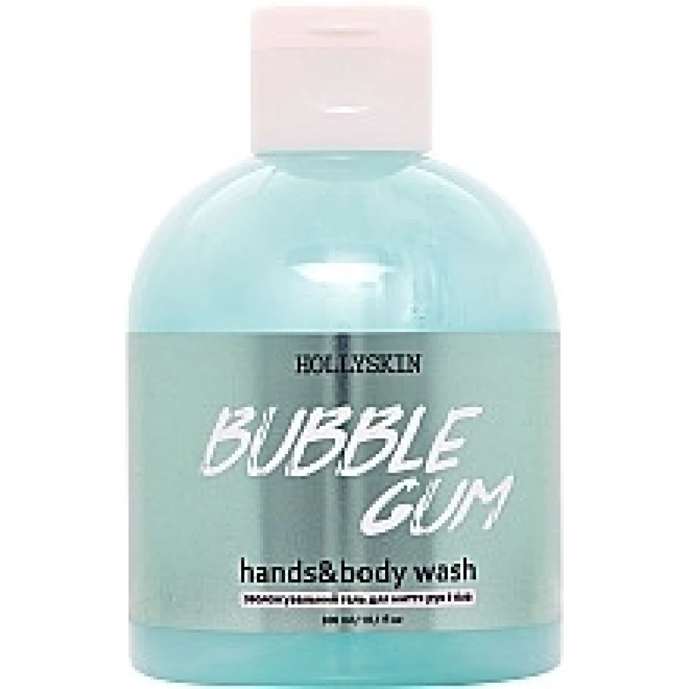 Увлажняющий гель для мытья рук и тела Hollyskin Bubble Gum, 300 мл (4823109700819)