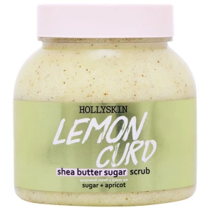 Изображение товара -  Сахарный скраб для тела с маслом ши и перлитом Hollyskin Lemon Curd, 350 г (4823109701038)