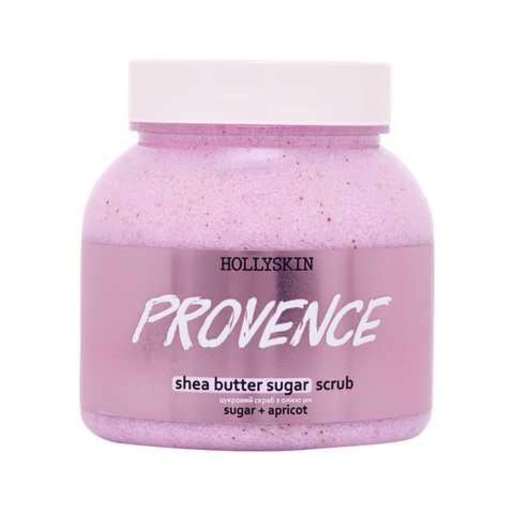 Сахарный скраб для тела с маслом ши и перлитом Hollyskin Provence с маслом ши и перлитом, 350 г