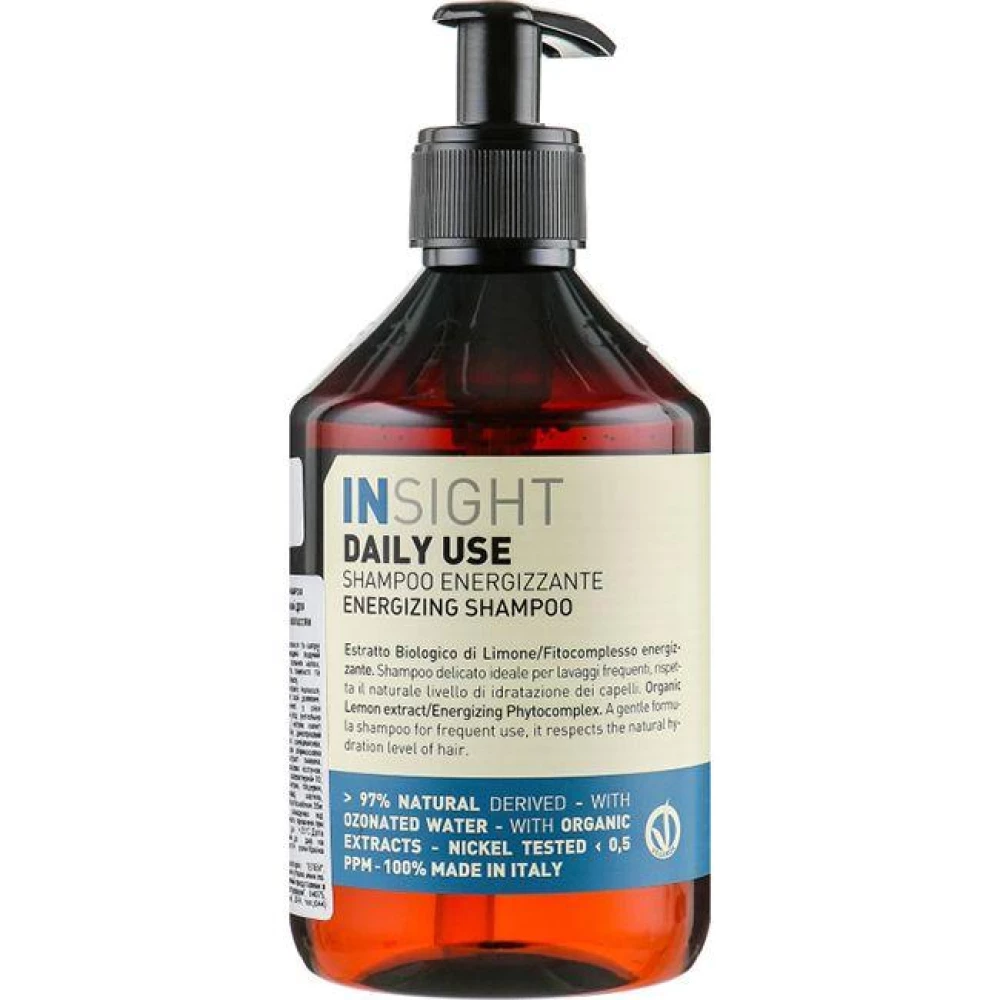 Тонизирующий шампунь для ежедневного применения Insight Daily Use Energizing Shampoo, 400 мл (8029352353406)
