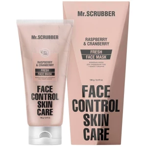 Изображение товара -  Питательная маска для лица Mr. Scrubber Face Control Skin Care Raspberry & Cranberry Fresh Face Mask, 100 мл