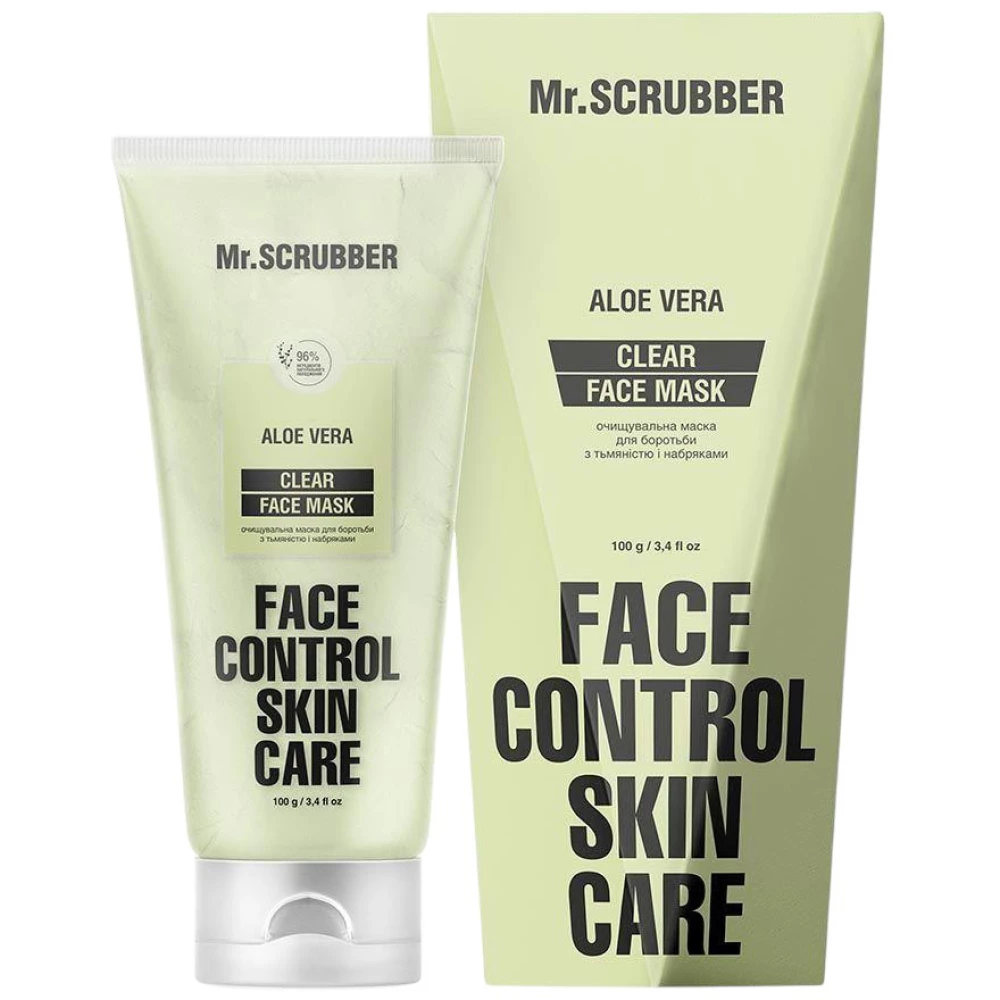 Очищающая маска для борьбы с тусклостью и отеками Mr. Scrubber Clear Face Control, 100 мл (4823109701465)