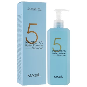 Изображение товара -  Шампунь для объема волос Masil 5 Probiotics Perfect Volume Shampoo, 500 мл (8809744061153)