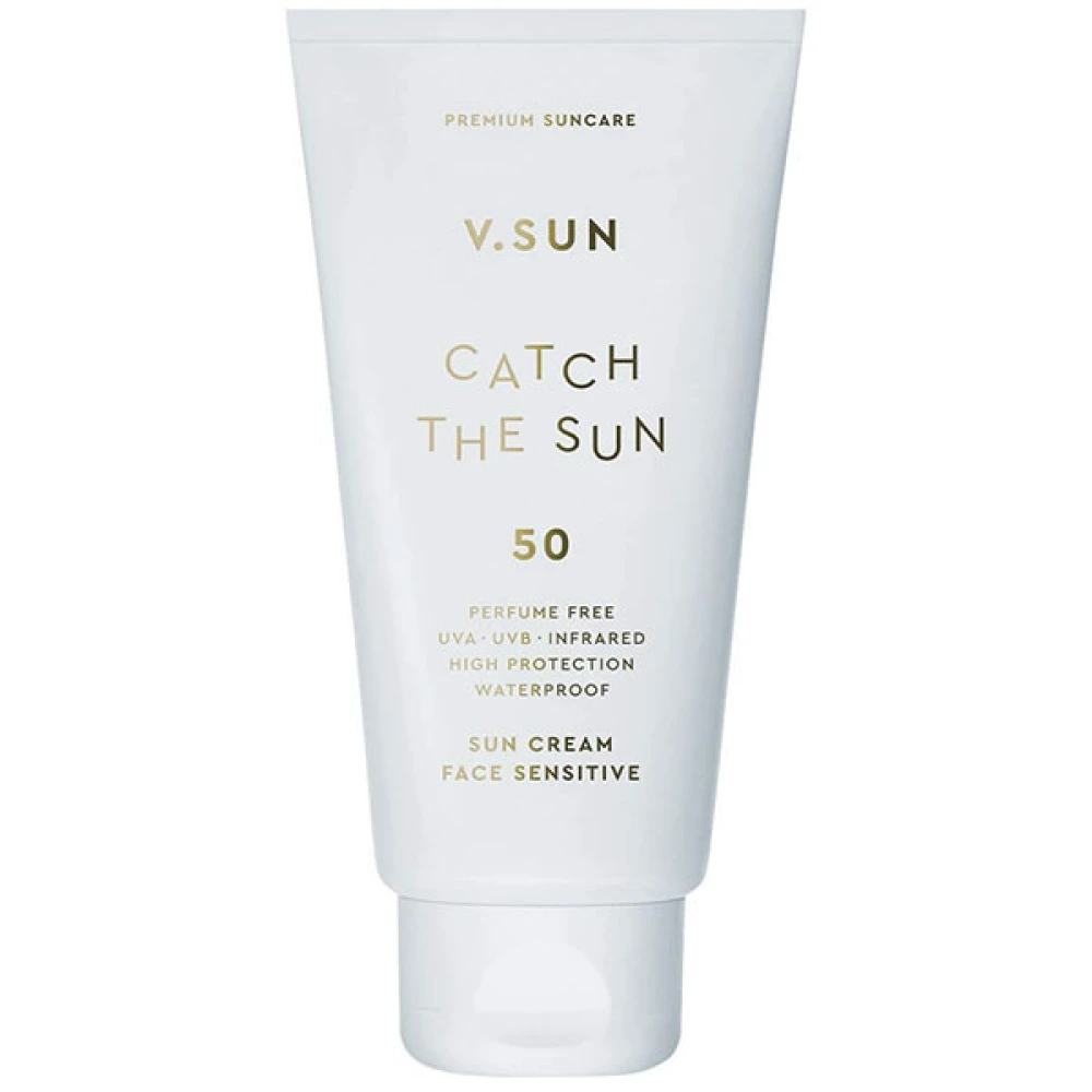 Солнцезащитный крем для лица V.SUN Sun Cream Face Sensitive SPF 50 Perfume Free, 75 мл (4260672140138)