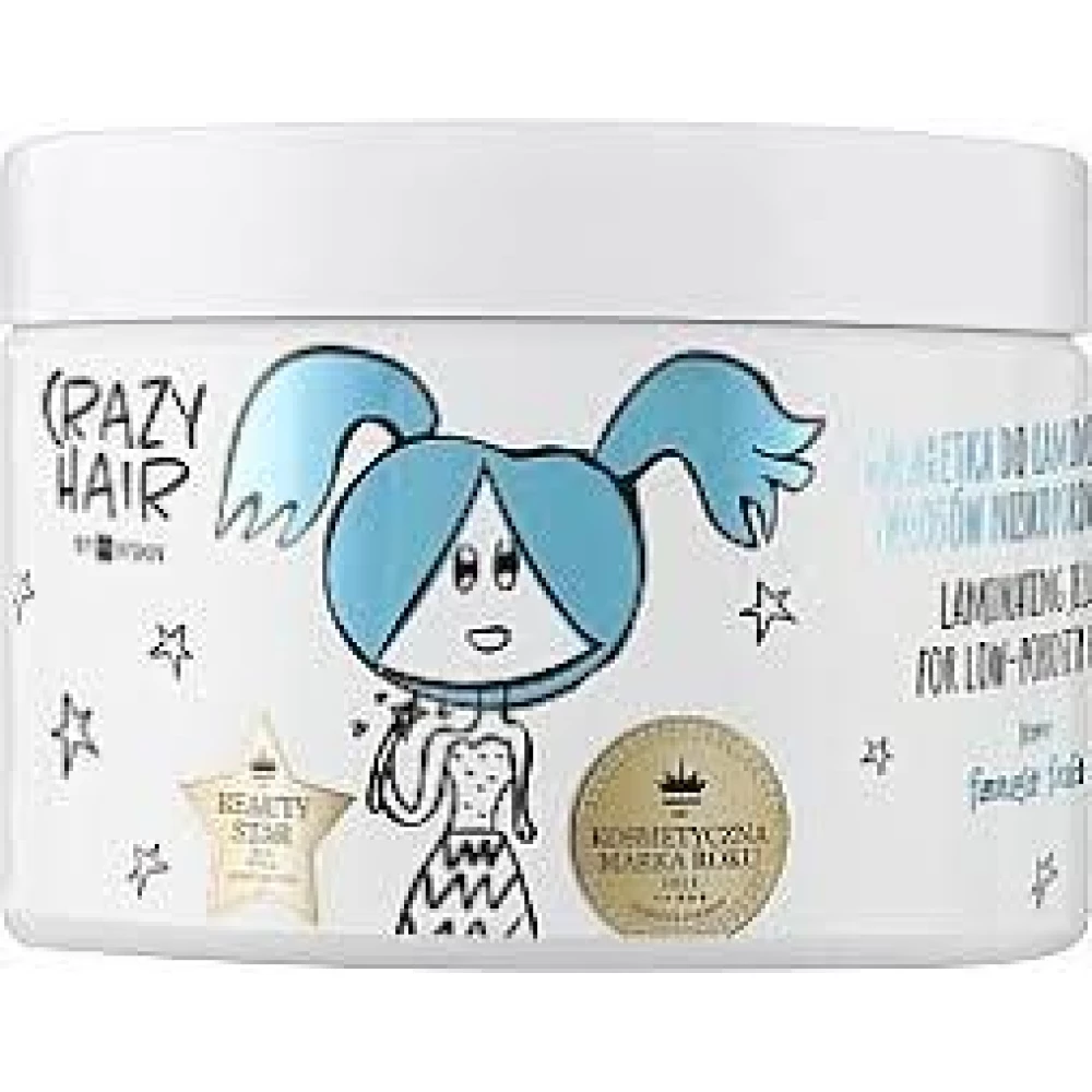 Маска-желе для ламинирования волос с низким пористым уровнем лесные фрукты HiSkin, 300 мл (5907775547127)