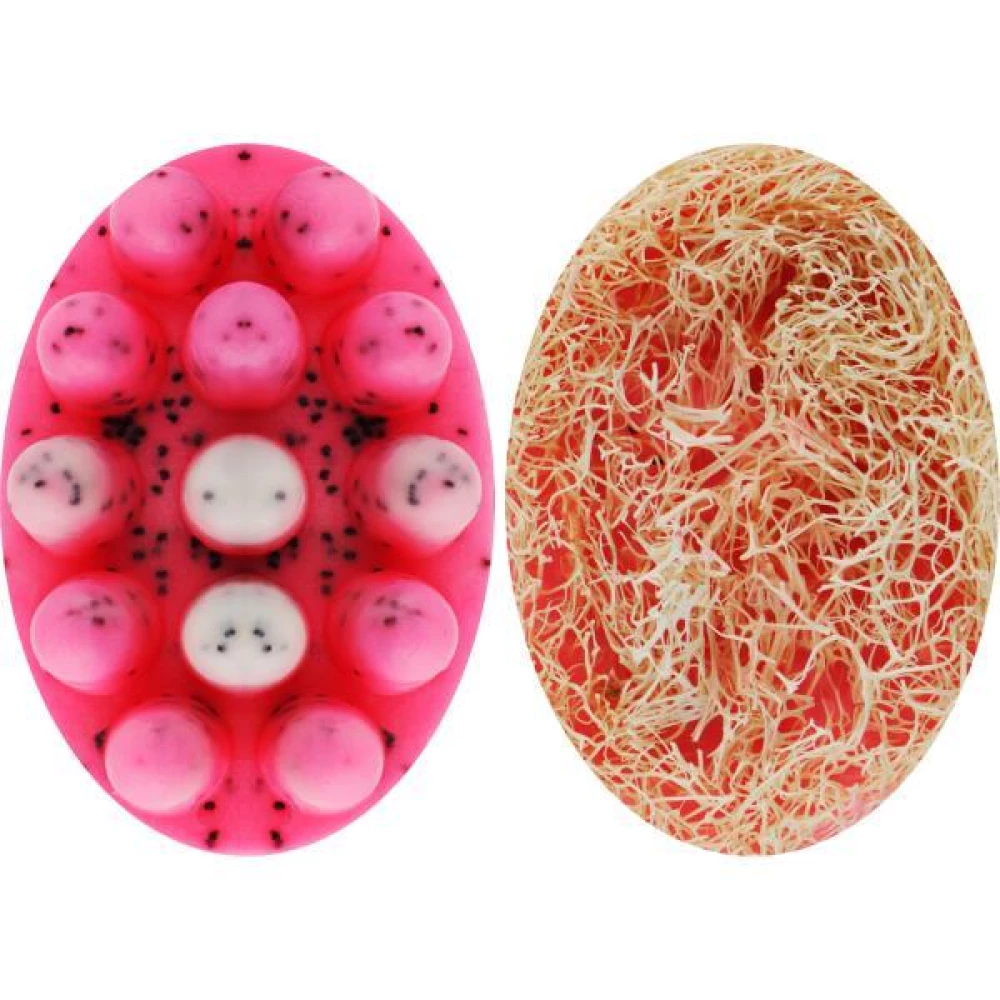 Мыло-скраб с люфой Малина Top Beauty, 120 г (2000002100096)