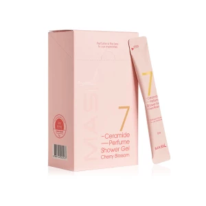 Изображение товара - Гель для душа парфюмированный с церамидами Masil 7 Ceramide Perfume Shower Gel Cherry Blossom, 8 мл