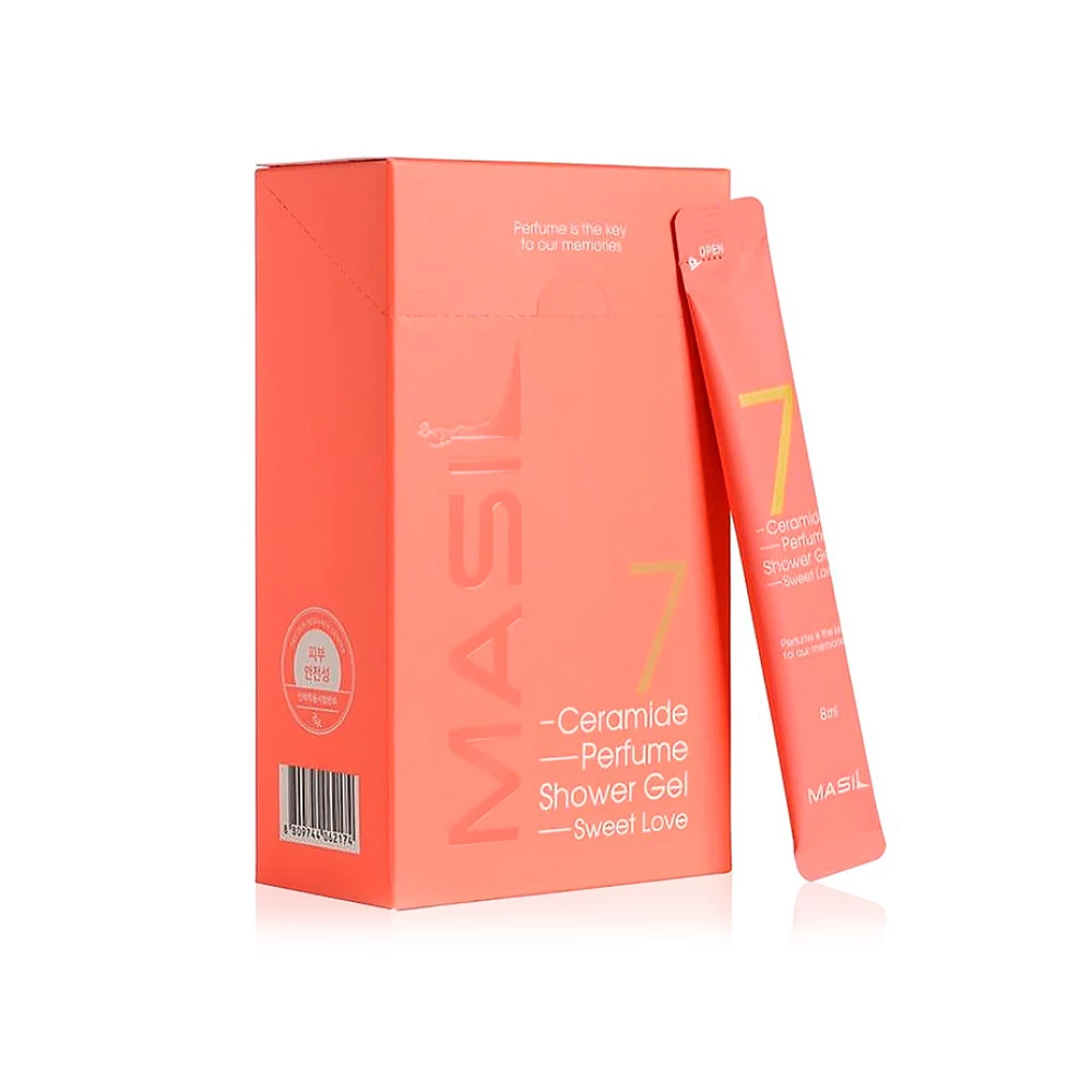 Гель для душа парфюмированный с церамидами Masil 7 Ceramide Perfume Shower Gel Sweet Love, 8 мл