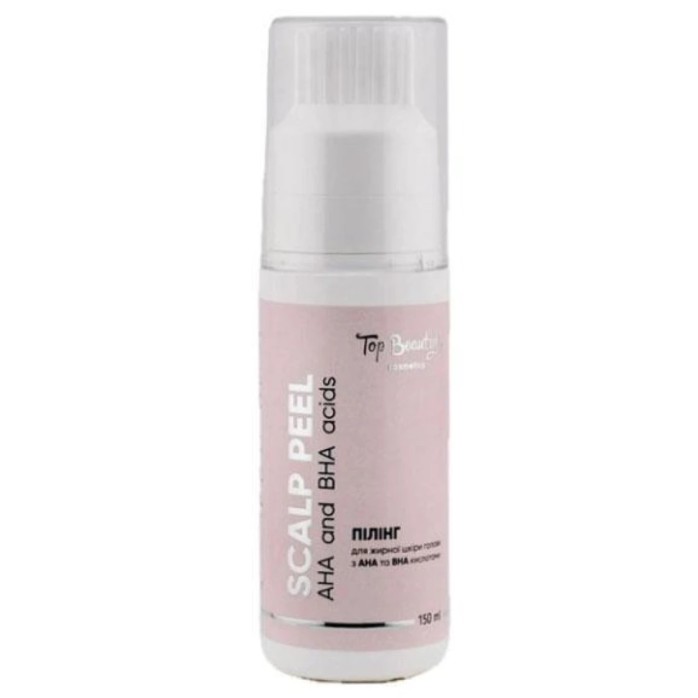 Пилинг для жирной кожи головы Top Beauty Scalp Peel AHA & BHA Acids, 150 мл (4820169185556)