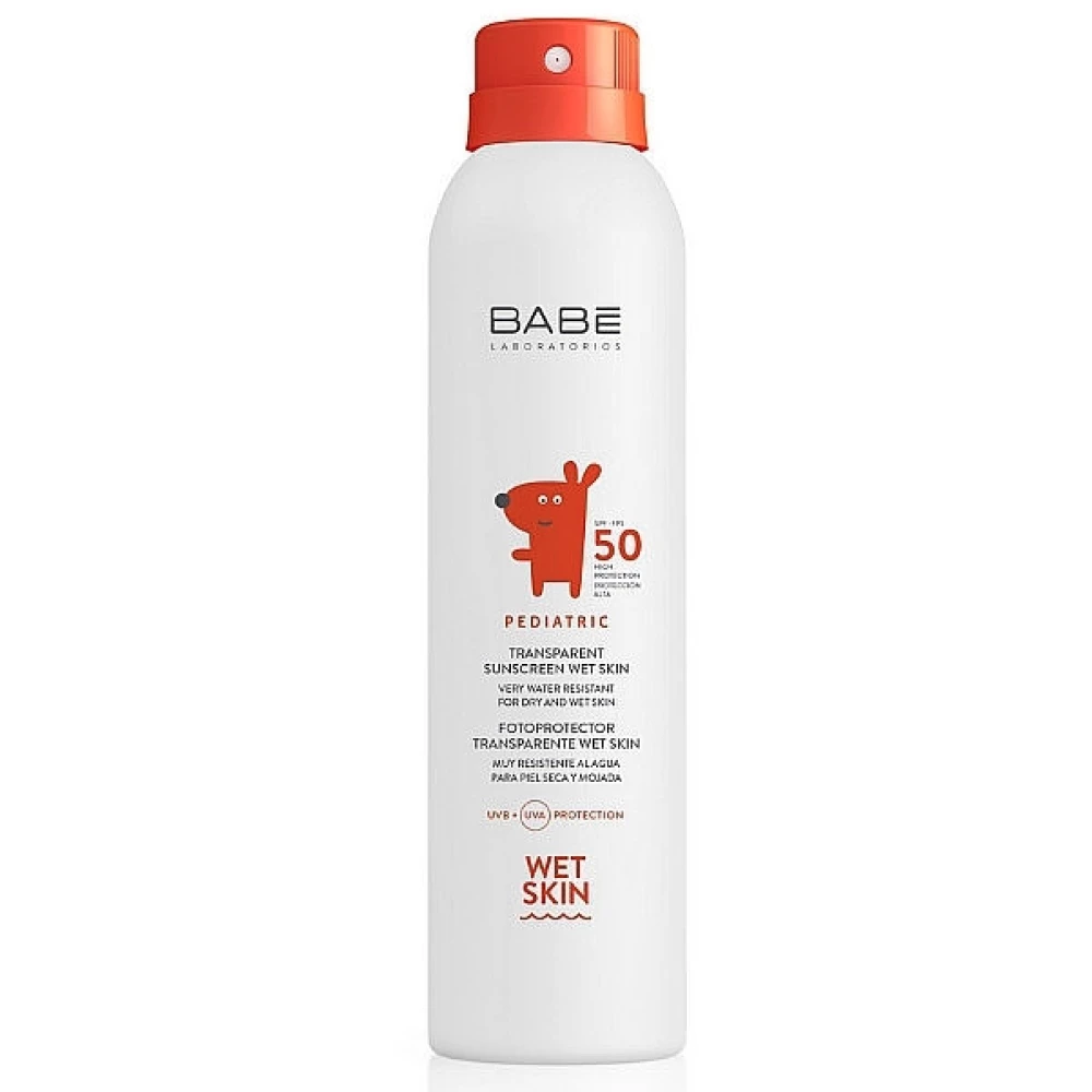 Детский солнцезащитный спрей Babe Pediatric SPF 50+, 200 мл (8436571631084)