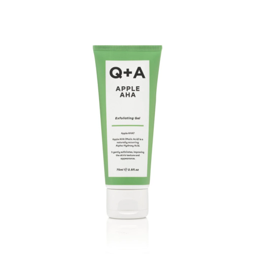Отшелушивающий гель с кислотами для лица Q+A Apple AHA Exfoliating Gel, 75 мл (5060486261888)