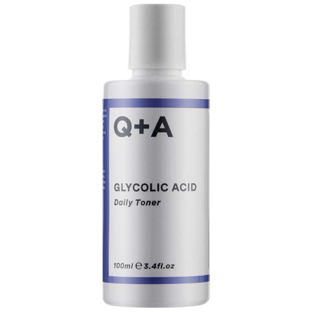 Тонер для лица с гликолевой кислотой Q+A Glycolic Acid Daily Toner, 100 мл (5060486263981)