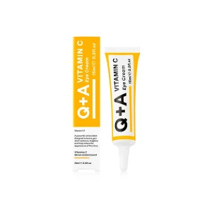 Изображение товара -  Крем для области вокруг глаз Q+A Vitamin C Eye Cream, 15 мл (5060486264698)