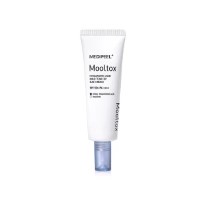 Изображение товара -  Солнцезащитный тонирующий крем для лица Medi-peel Hyaluronic Acid Aqua Mooltox Mild Tone Up Sun Cream SPF , 50