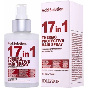 Изображение товара -  Спрей-термозащита для волос Hollyskin Acid Solution 17 In 1 Thermo Protective Hair Spray, 200 мл