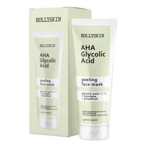 Зображення товара -  Маска для обличчя Hollyskin Glycolic AHA Acid Face Mask, 100 мл (4823109700321)