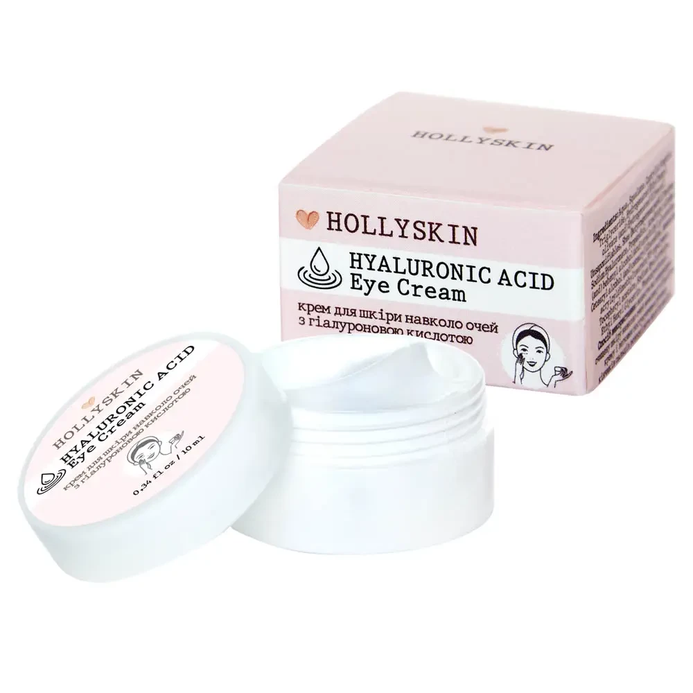 Крем для кожи вокруг глаз с гиалуроновой кислотой Hollyskin Hyaluronic Acid Eye Cream , 10 мл (4823109700666)