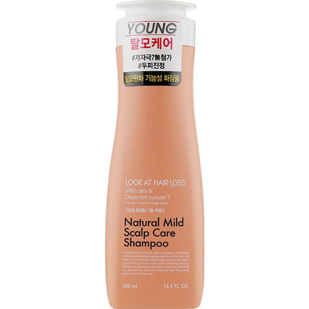 Шампунь для сухих волос Daeng Gi Meo Ri Look AT Hair Loss Natural Mild Scalp Care Shampoo, 500 мл