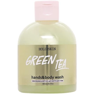 Изображение товара -  Увлажняющий гель для рук и тела Hollyskin Green Tea, 300 мл (4823109700857)