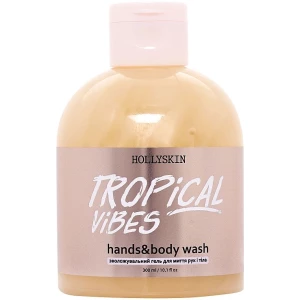 Изображение товара -  Увлажняющий гель для мытья рук и тела Hollyskin Tropical Vibes, 300 мл (4823109700895)