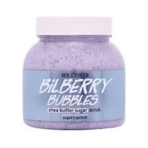 Изображение товара -  Сахарный скраб с маслом ши и перлитом Hollyskin Bilberry Bubbles, 350 г (4823109701007)