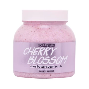Изображение товара -  Сахарный скраб с маслом ши и перлитом Hollyskin Cherry Blossom, 300 мл (4823109701076)