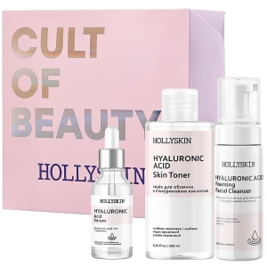 Изображение товара -  Набор Hollyskin Hyaluronic Acid Basic Care, 3 шт (4820200410487)