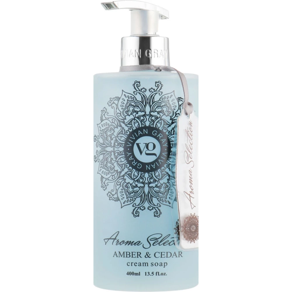 Крем-мыло с янтарем и кедром Vivian Gray, 400 мл (4250120720203)