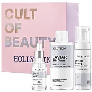 Зображення товара -  Набір Hollyskin Black Caviar Vitalize Basic Care, 3 шт (4820200410449)
