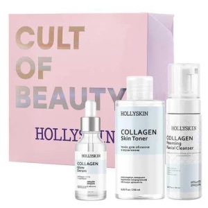 Зображення товара -  Набір Hollyskin Collagen Basic Care, 3 шт (4820200410456)