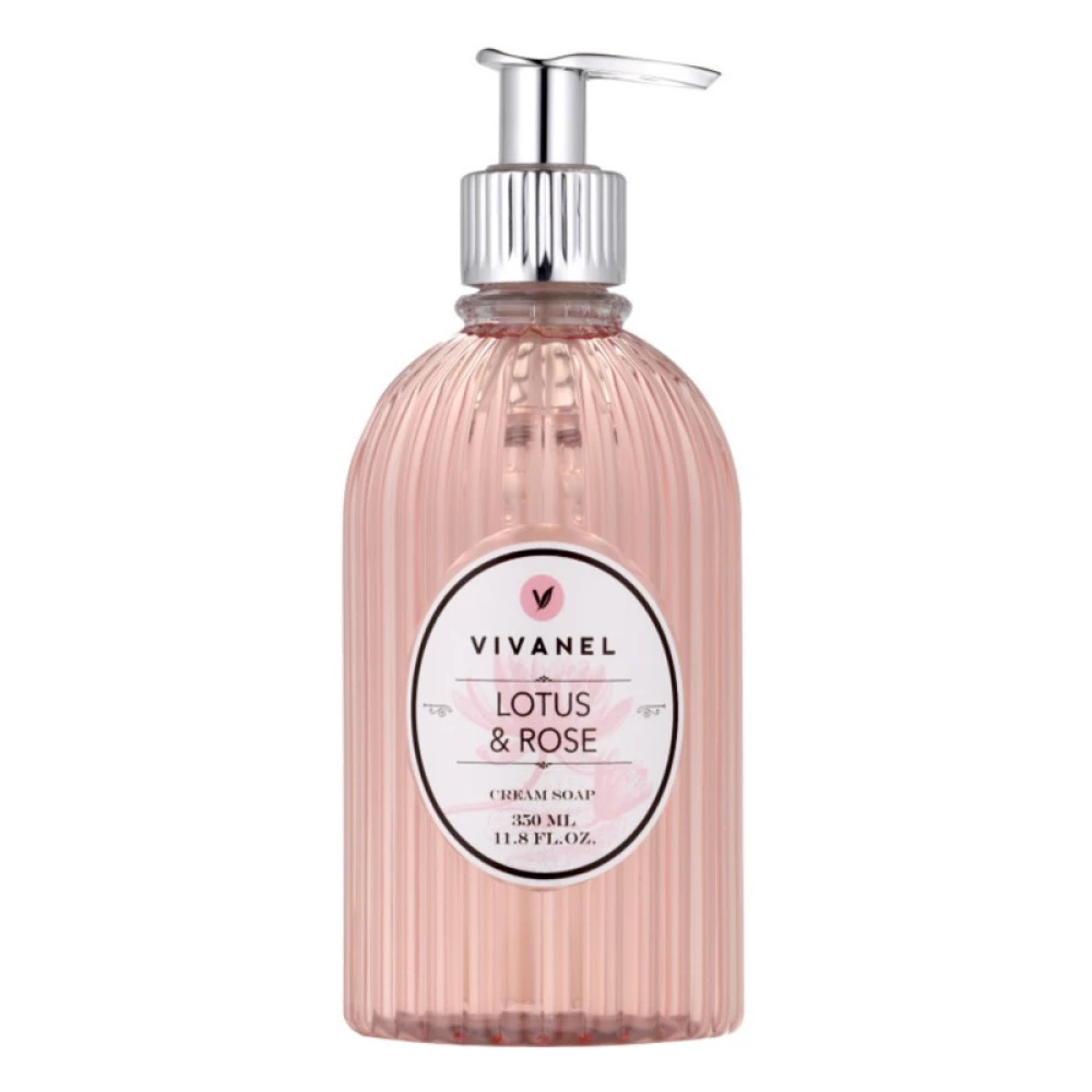 Крем-мыло с лотосом и розой Vivian Gray Vivanel Lotus & Rose, 350 мл (4250120780139)