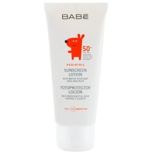 Изображение товара -  Детский солнцезащитный лосьон Babe Pediatric SPF 50+, 100 мл (8437011329400)