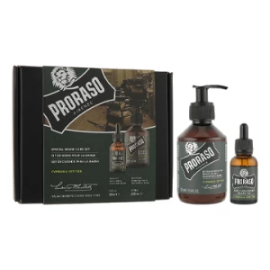 Изображение товара -  Подарочный набор для бороды Proraso Cypress & Vetyver O+S , 2 шт (8004395007479)